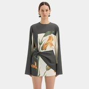 Constance Floral Twist Mini Dress