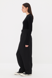 Asymmetrical Relaxed Fit Pants