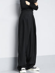 Wide Leg Velcro Waist Pants