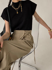 Sleeveless Knit Pullover Vest