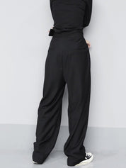 Wide Leg Velcro Waist Pants