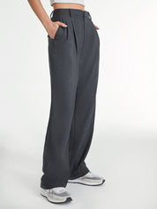 Tailored Straight Leg Dress Pants