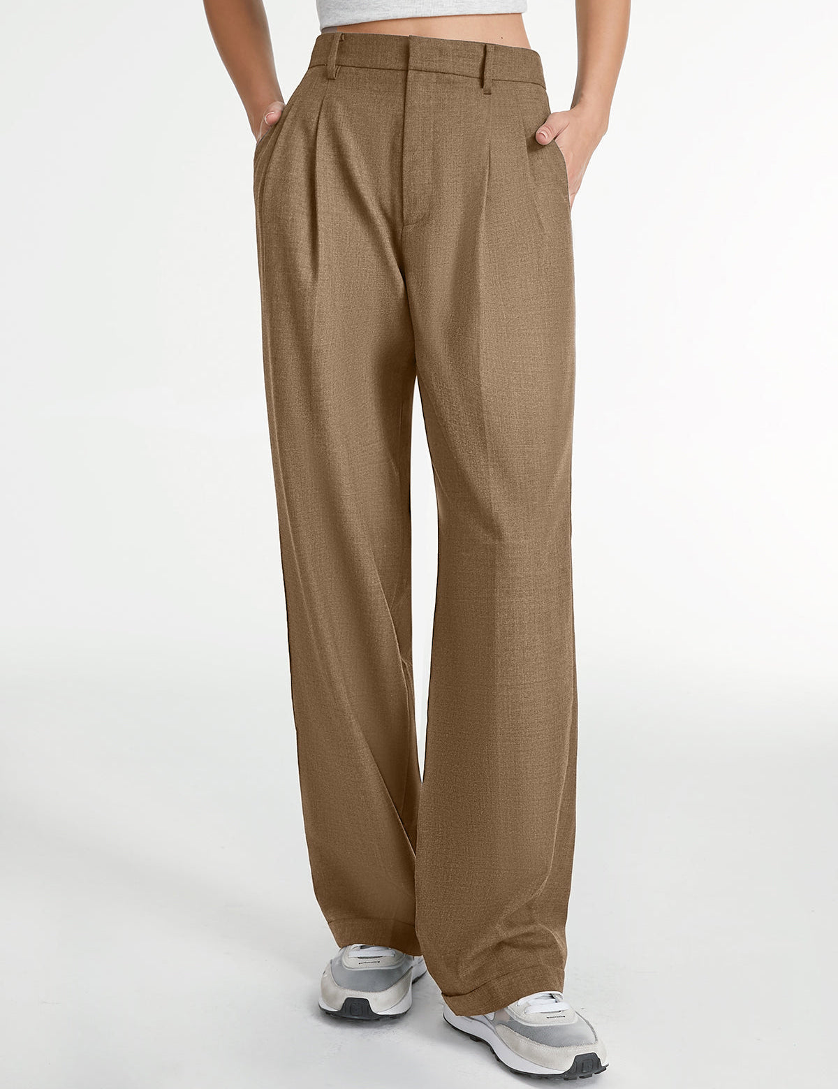 Tailored Straight Leg Dress Pants