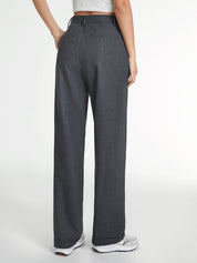 Tailored Straight Leg Dress Pants