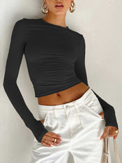 Aria Long Sleeve Stretch Top