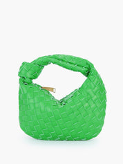 Braided Knot Handle Shoulder Bag