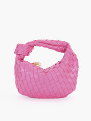 Braided Knot Handle Shoulder Bag