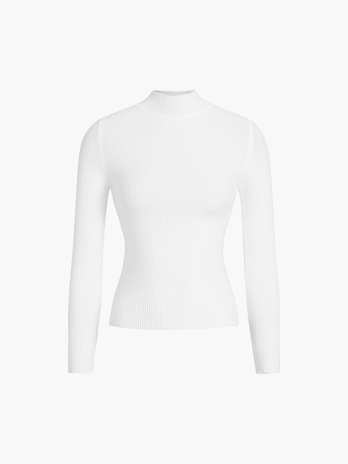 Cleo Ribbed High Neck Top