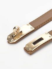 Gold Twist Closure Waist Belt