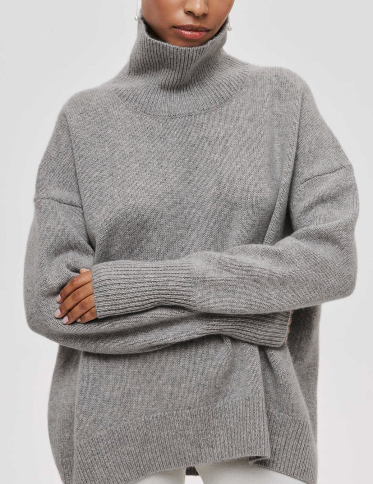 Oversized Turtleneck Sweater