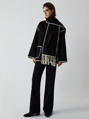 Tailored Jacket with Matching Scarf