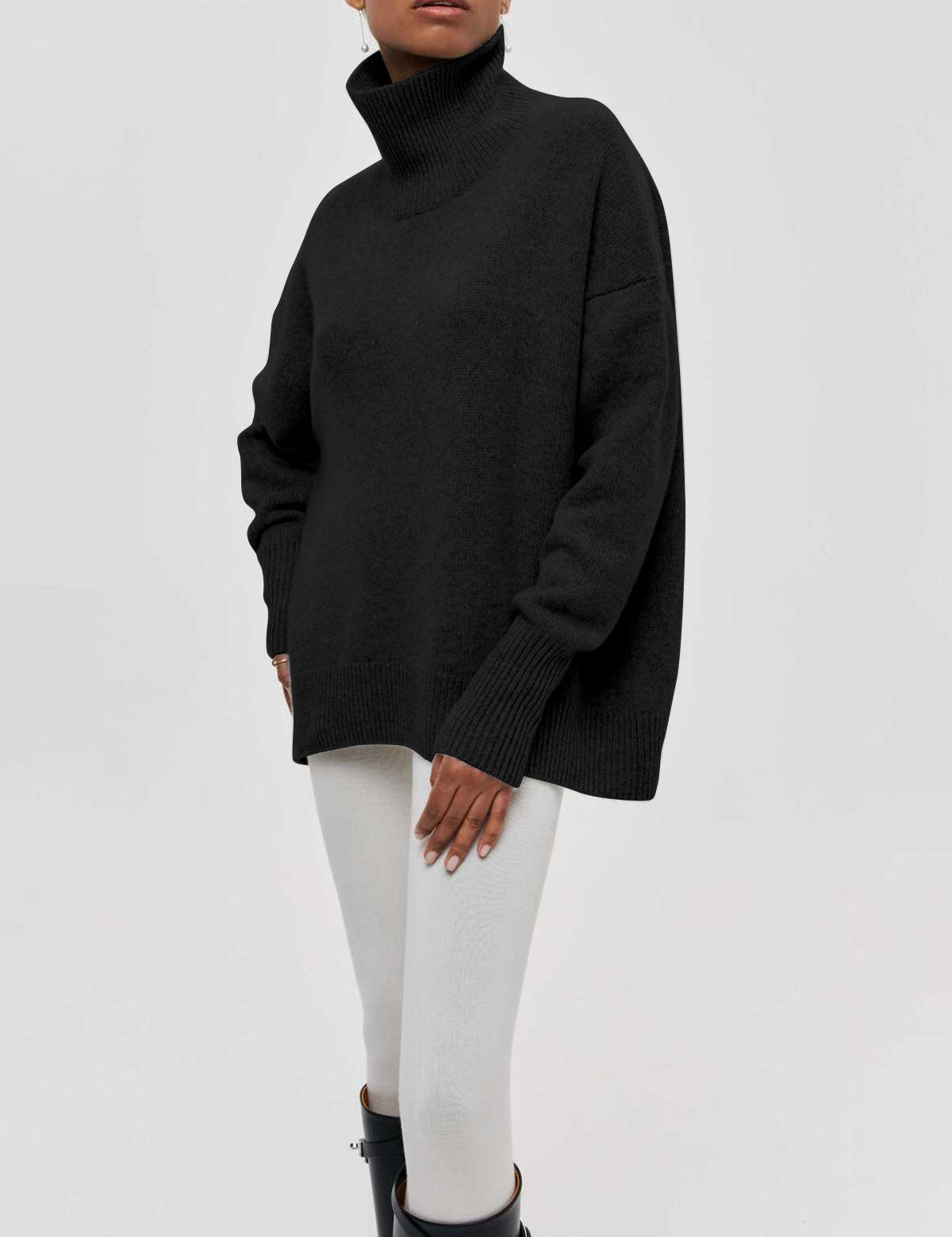 Oversized Turtleneck Sweater