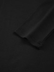 Square Neck Contrast Trim Top