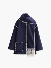 Tailored Jacket with Matching Scarf