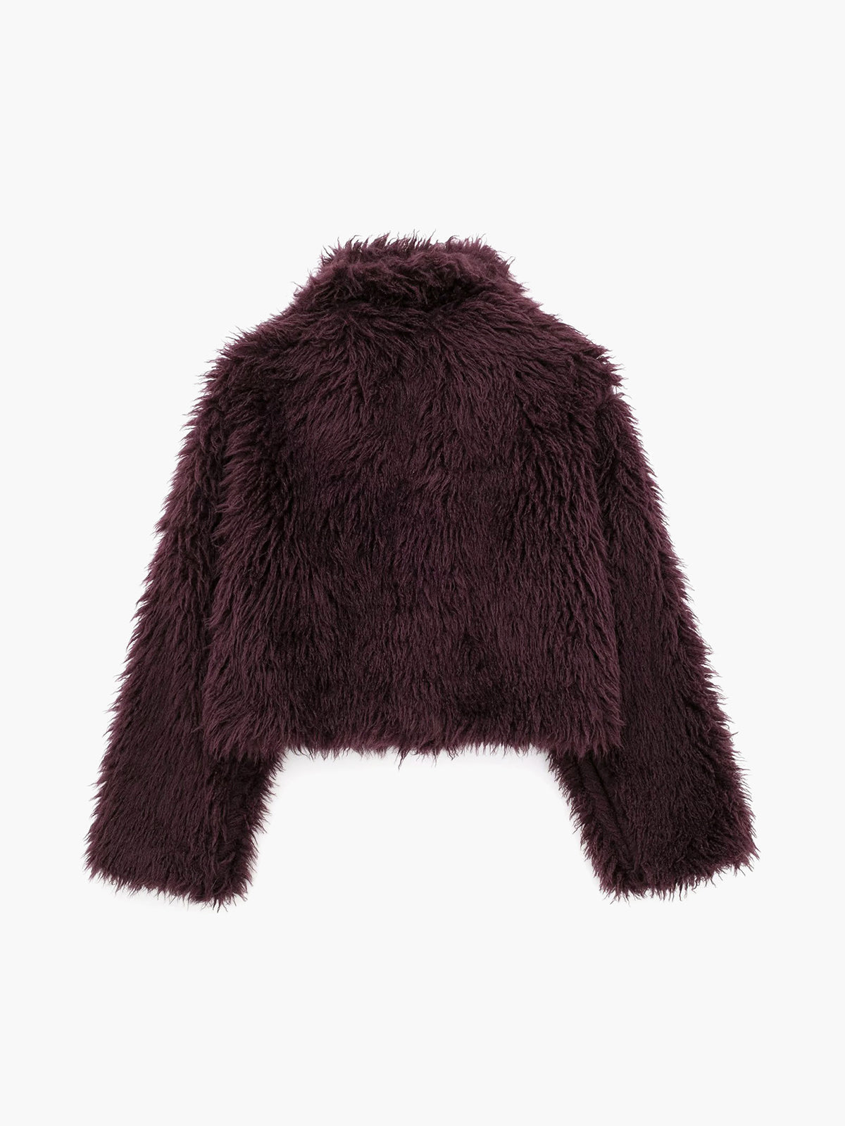 Cropped Faux Fur Coat
