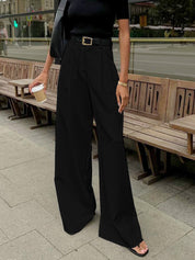 Tailored Wide-Leg Trousers