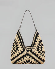 Boho Crochet Shoulder Bag