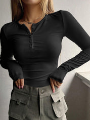 Slim Fit Long Sleeve Top
