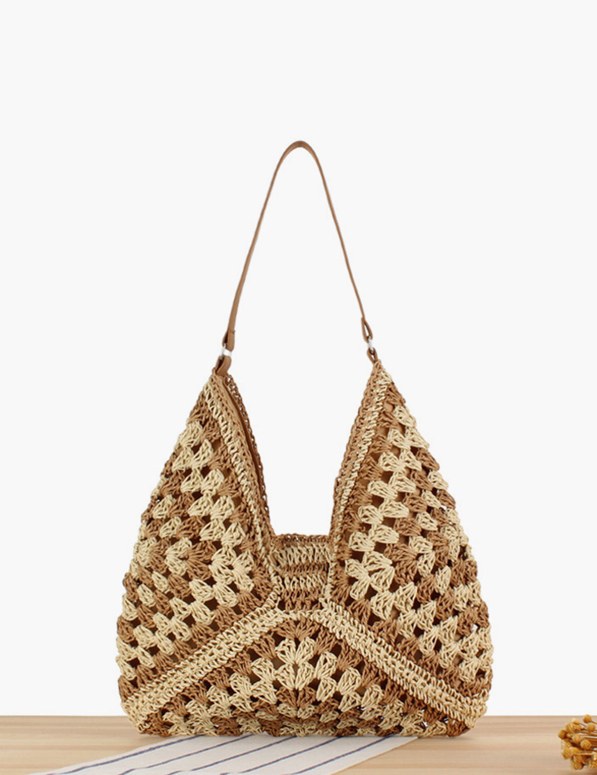Boho Crochet Shoulder Bag
