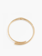 Gold Water Drop Open Choker Necklace