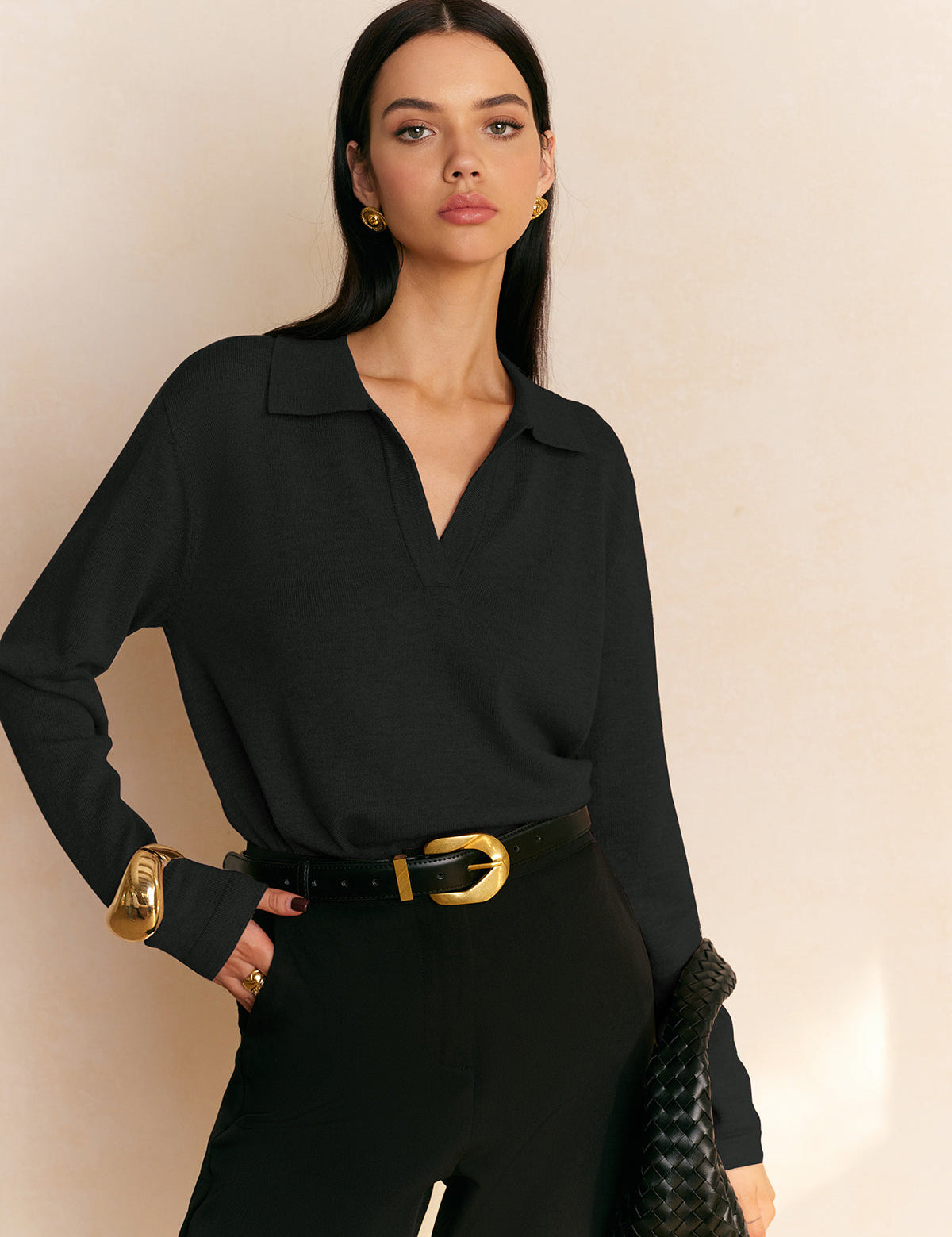 Collared Pullover Sweater
