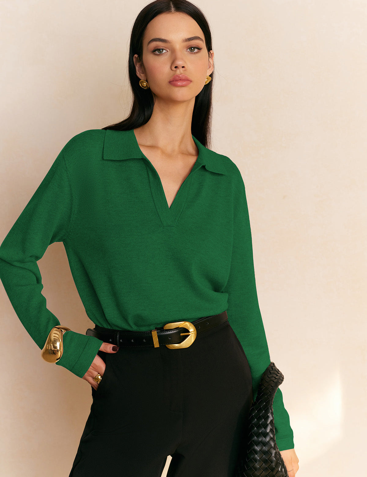 Collared Pullover Sweater