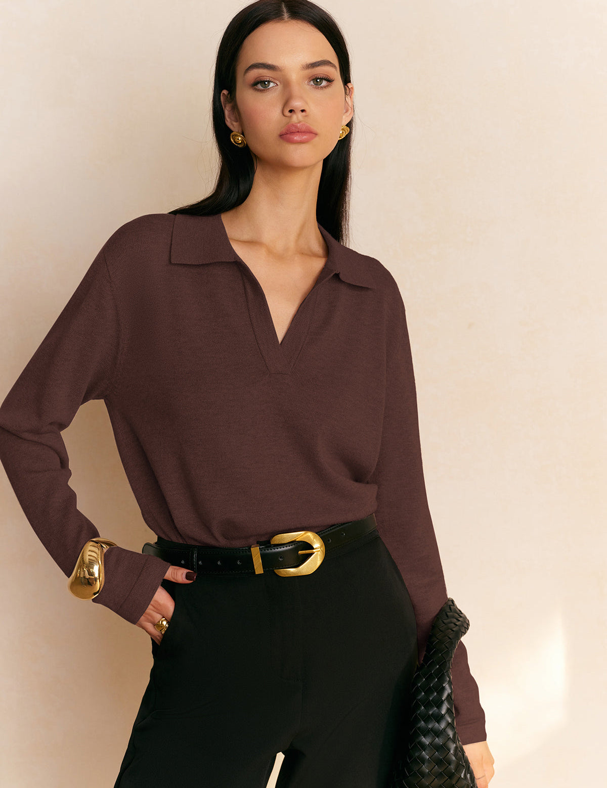 Collared Pullover Sweater