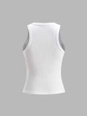 Ribbed Crop Tank Top