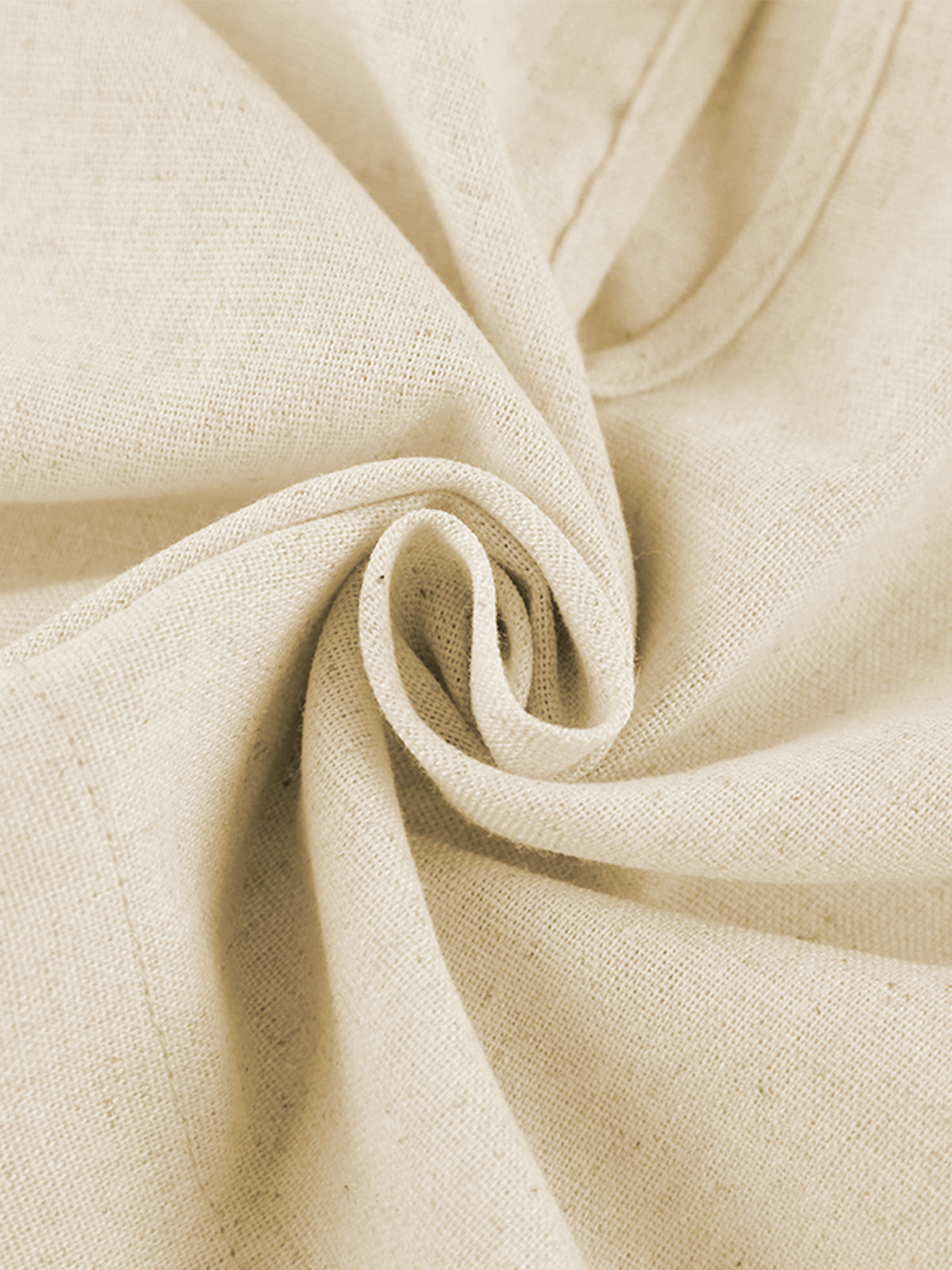 Utility Linen Wide-Leg Two-Piece Set