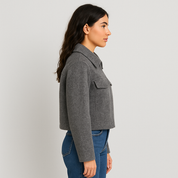 Cropped Boucle Jacket