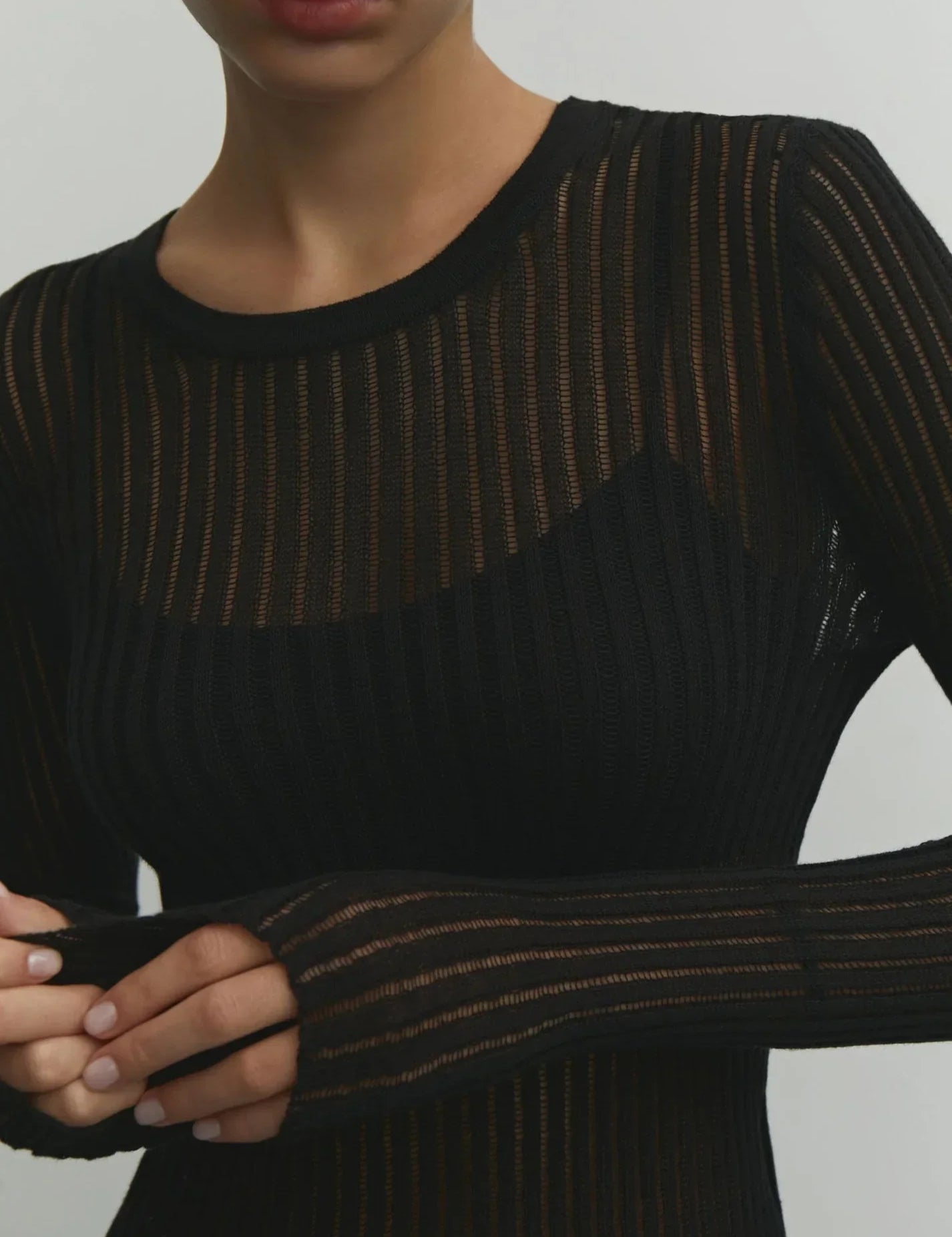 Erika Sheer Wool Top