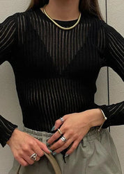 Erika Sheer Wool Top