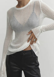 Erika Sheer Wool Top