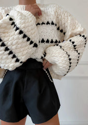 Lucy Textured Knit Sweater