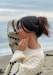 Lucy Textured Knit Sweater