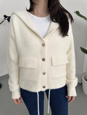 Jette Plush Hoodie Jacket
