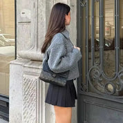 Cropped Boucle Jacket