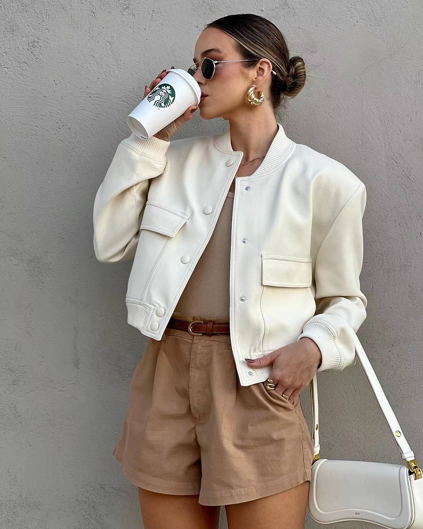 Nolan Oversized Bomber Jacket