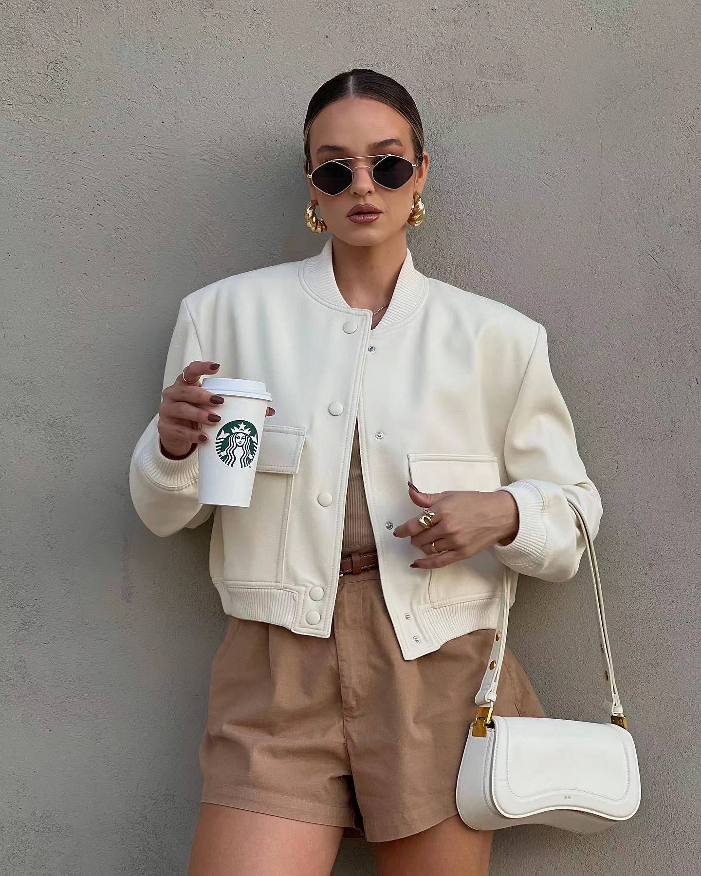 Nolan Oversized Bomber Jacket