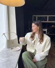 Nolan Oversized Bomber Jacket