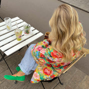 Vintage-Inspired Quilted Floral Jacket
