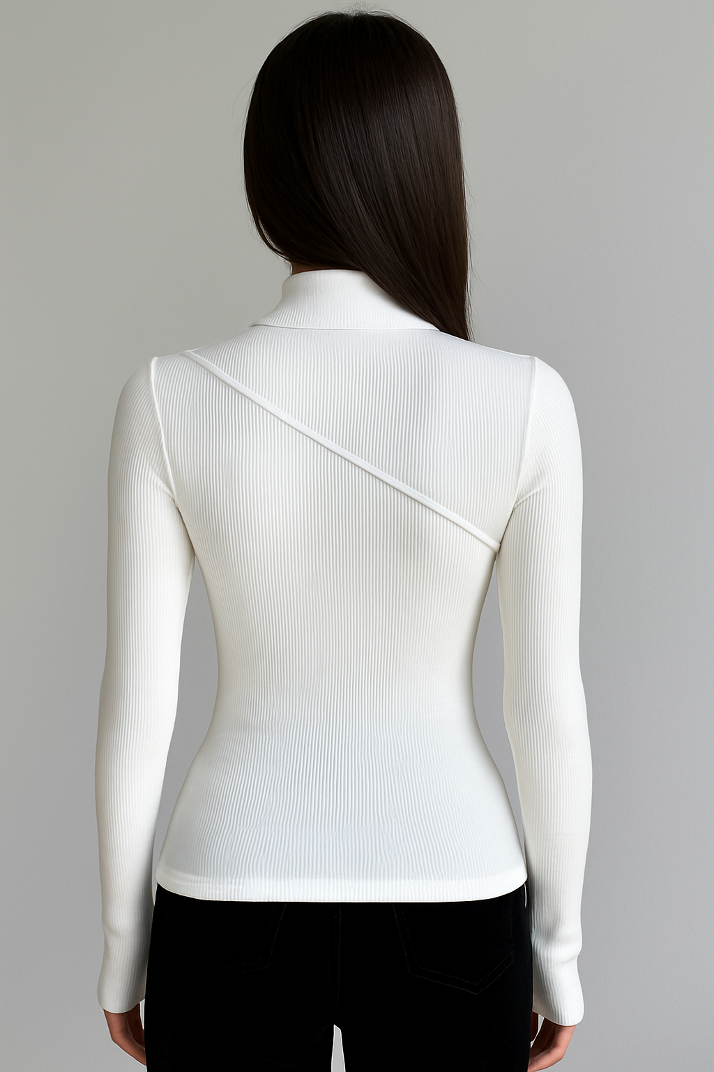Mock Neck Long Sleeve Top