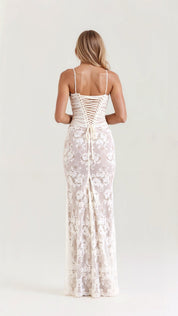 Livilla Long Lace Maxi Dress