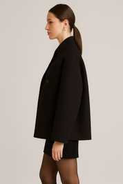 Oversized Double-Breasted Coat