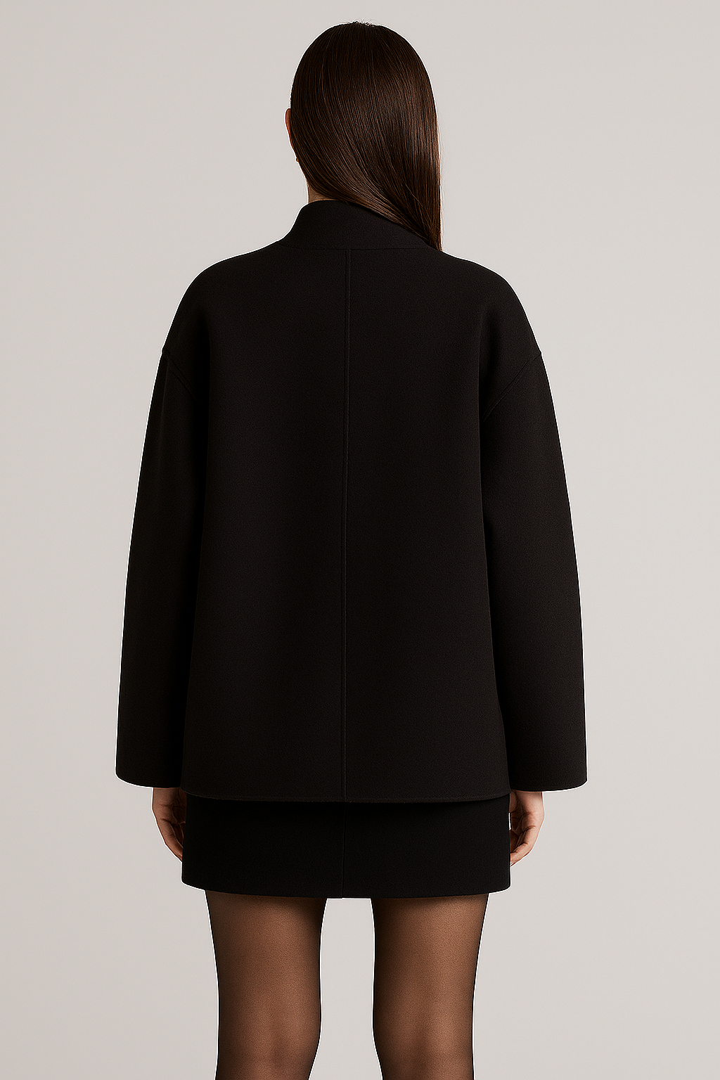 Oversized Double-Breasted Coat