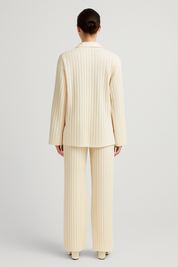 Oversized Pleated Two-Piece Lounge Set