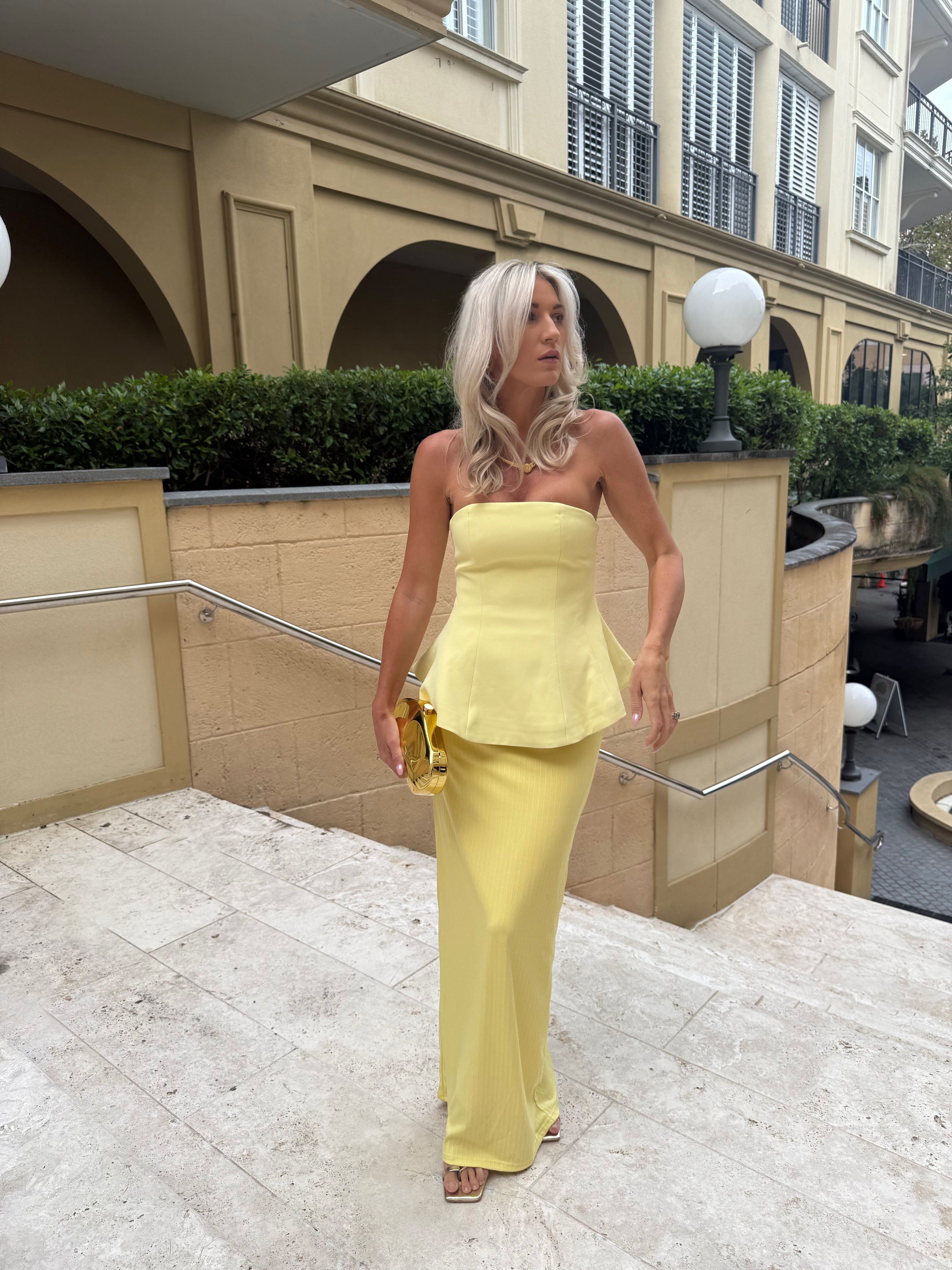 Elliana Strapless Maxi Dress