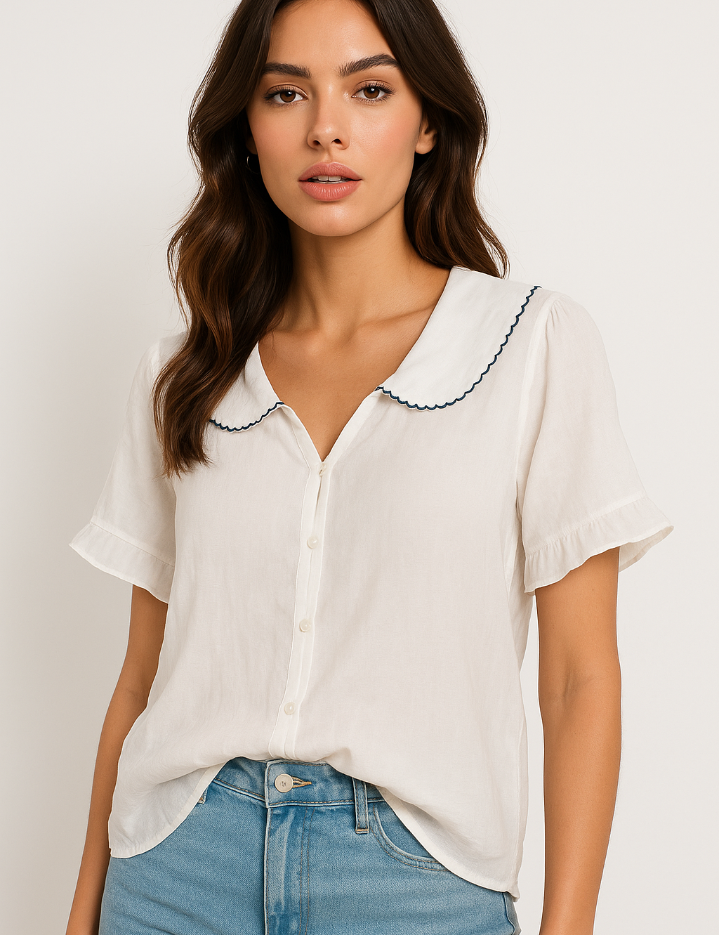 Retro_Doll_Collar_Womens_Shirt__Short_Sleeve_Cotton-Linen_Blend_Blouse_for_Casual_Wear_0.png