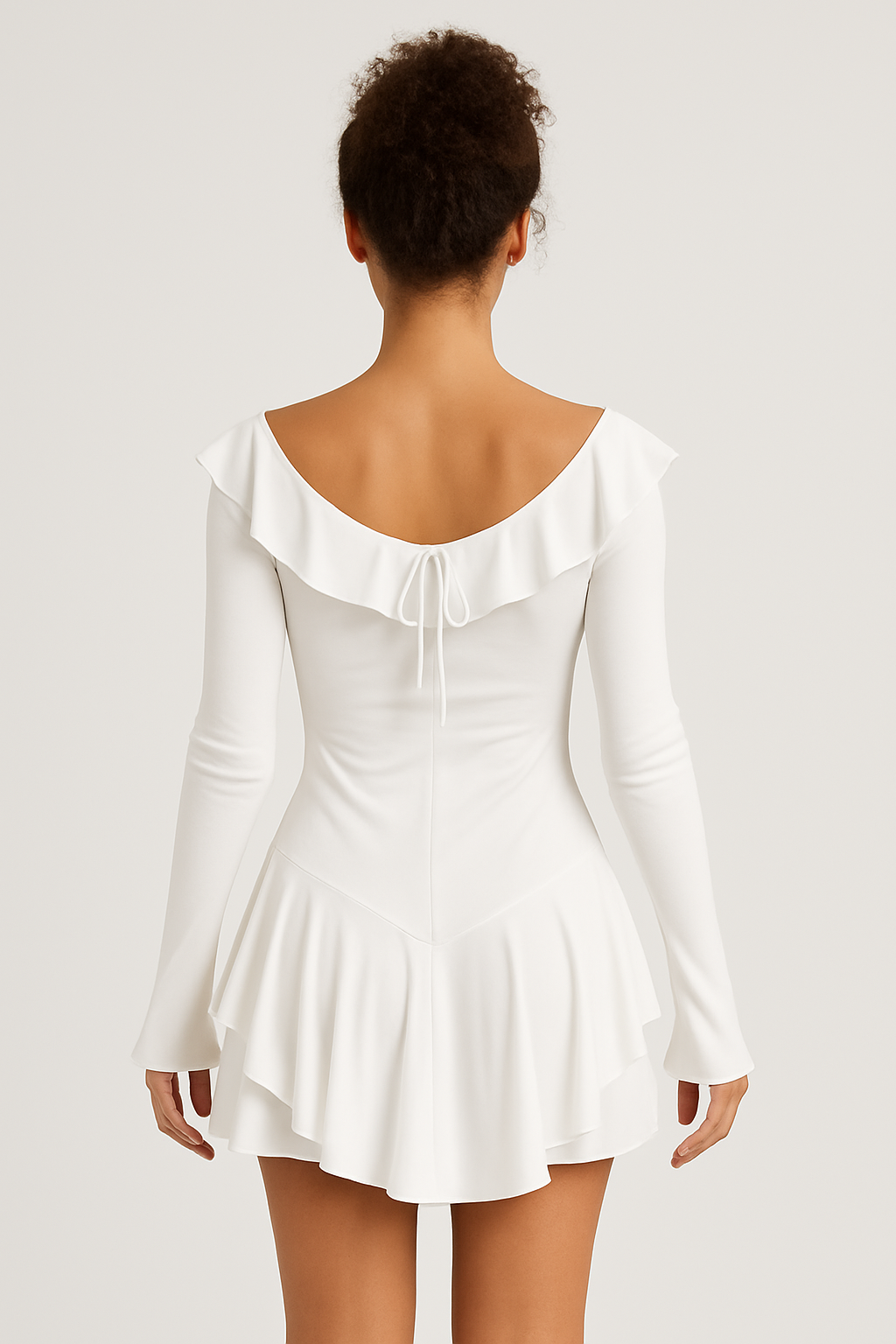 Ruffled Mini Dress