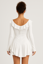 Ruffled Mini Dress